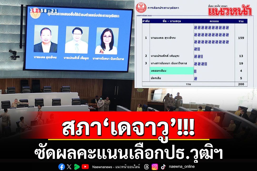 เกินต้าน!!! 'นันทนา'โวยลั่นสภา'เดจาวู' ผลคะแนนเป็นกลุ่มก้อนเลือกปธ.วุฒิฯ