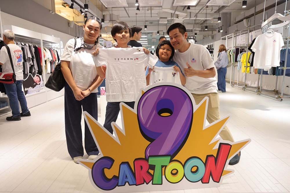 อสมท x ห่านคู่ ส่งการ์ตูนลิมิเต็ดสุดคิวท์ ‘9 Cartoon The Collection’ ลงเสื้อยืดคอลใหม่