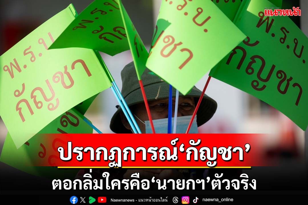 ส่องปรากฏการณ์‘กัญชา’ ตอกลิ่มใครคือเจ้าของรัฐบาล-‘นายกฯ’ตัวจริง