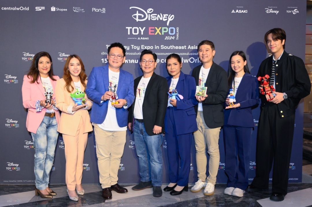'ดิสนีย์'ชวน'นนนกรภัทร์'อวดของรักของสะสม ในงานแถลงข่าว Disney Toy Expo Thailand 2024