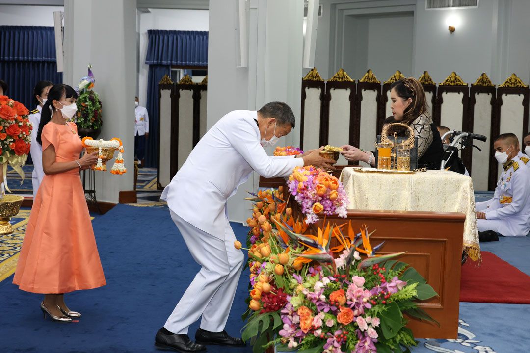 กรมพระศรีสวางควัฒน พระราชทานพระวโรกาสให้ 'นายกฯ-ปธ.องคมนตรี เฝ้าถวายพระพร