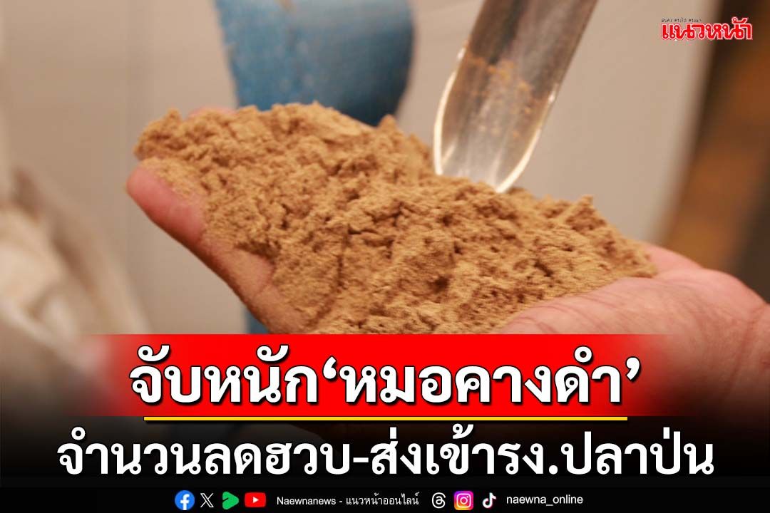 จับหนัก!‘ปลาหมอคางดำ’ที่สมุทรสาครลดฮวบ 80% ส่งเข้ารง.ปลาป่น