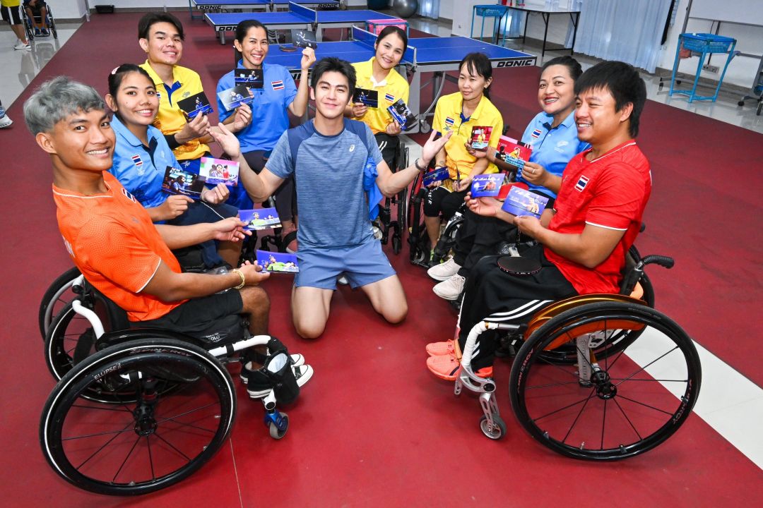 โมเม้นต์ใจฟู! 'ริว - วชิรวิชญ์' หวนคืนสนามปิงปองพร้อมให้กำลังใจสุดอบอุ่น ทัพปิงปองพาราไทย