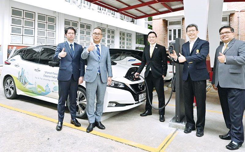 นิสสัน เปิดโครงการทดสอบการ Vehicle-to-Grid