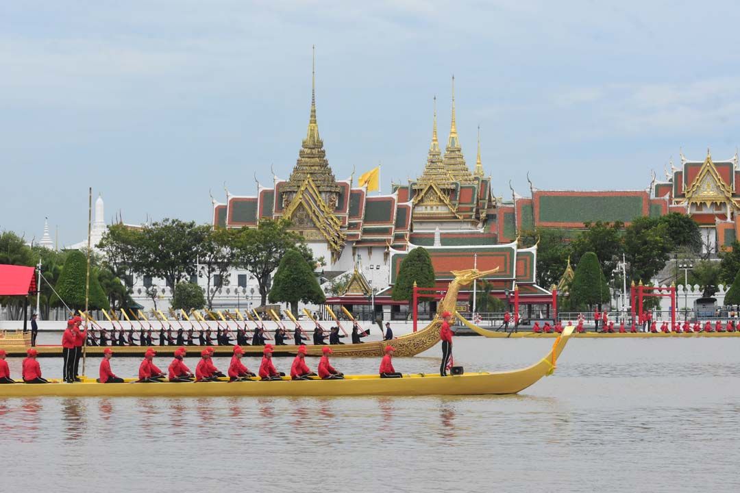 'เสนาธิการทหารเรือ'ตรวจการฝึกซ้อม'ขบวนพยุหยาตราทางชลมารค ครั้งที่ 1'