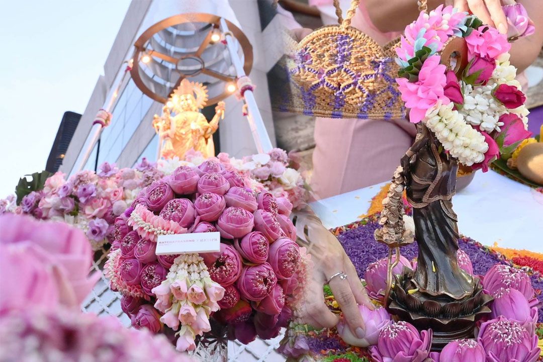 RAVIPA ร่วมกับ RSTA จัดถวายดอกไม้เพื่อสักการะองค์พระแม่ลักษมี เนื่องในวันวาราลักษมี วรัทตัม ประจำปี 2567