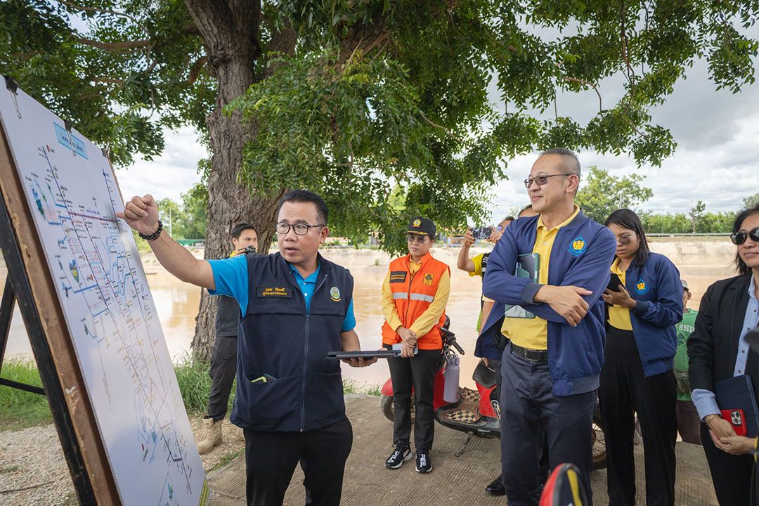 'สทนช.'ลงพื้นที่ติดตามสถานการณ์น้ำ พื้นที่ภาคเหนือ ลุ่มน้ำยม-น่าน