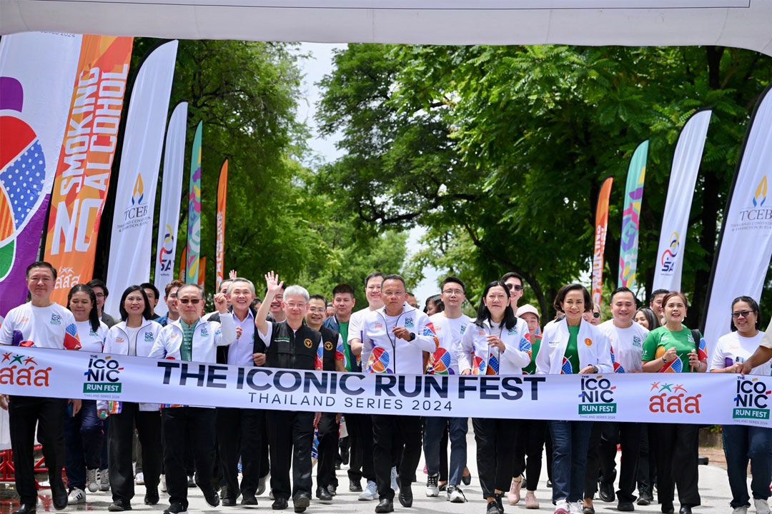 สสส.เปิดพื้นที่วัดหลวงกลางเมืองสุโขทัย จัดเทศกาล The ICONiC Run Fest Thailand Series Sukhothai 2024 เดิน วิ่ง กิน เที่ยว เพื่อสุขภาพ