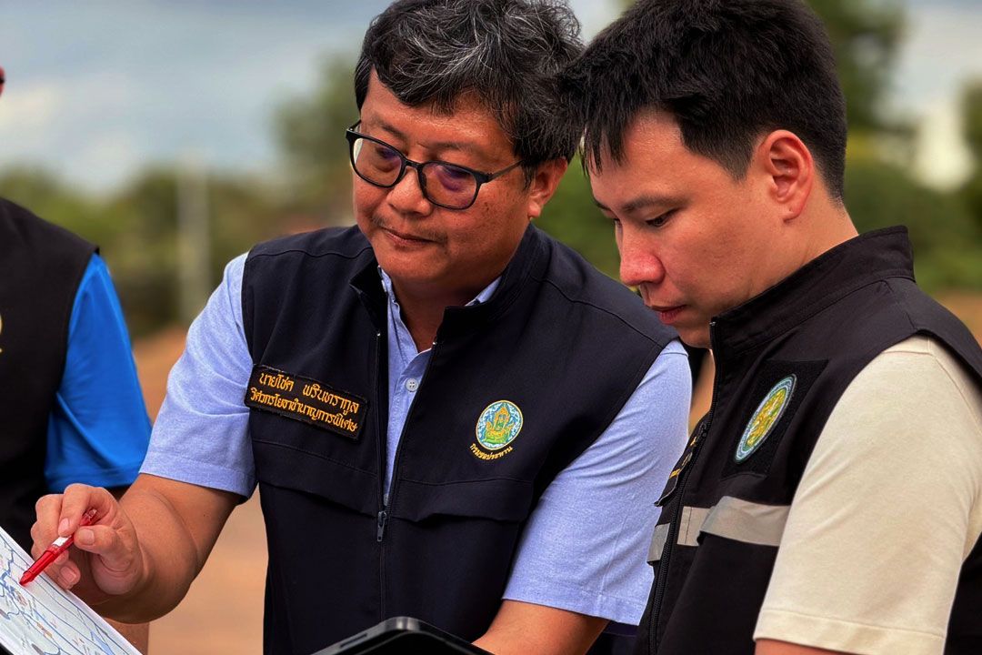 'รมช.อรรถกร'ติดตามการสถานการณ์น้ำและแนวทางป้องกันน้ำหลาก จ.สุโขทัย