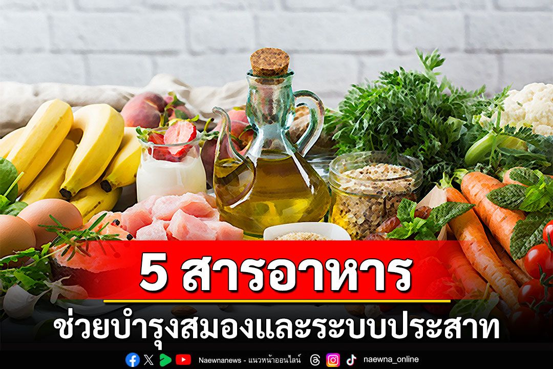 5 สารอาหารช่วยบำรุงสมองและระบบประสาท