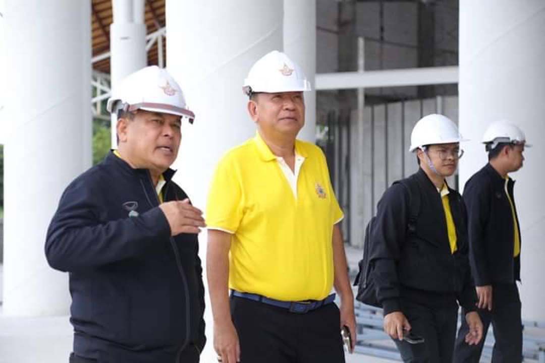 'อธิบดีกรมฝนหลวง'ลงพื้นที่ติดตามความคืบหน้างานก่อสร้าง'พิพิธภัณฑ์พระบิดาแห่งฝนหลวง'