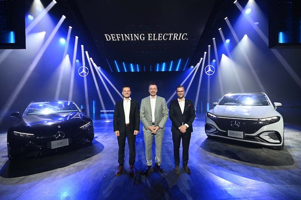 ‘เมอร์เซเดส-เบนซ์’เติมพอร์ตอีวีเพิ่ม 2 รุ่น  ‘The new EQE Sedan’และ‘The new EQS SUV’