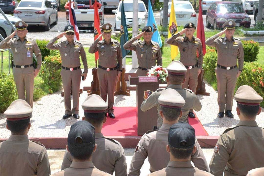 ที่ปรึกษาพิเศษตร. ‘พล.ต.อ.สุรพษ์ ชัยจันทร์’ ตรวจเยี่ยม‘สภ.บ้านเป็ด’-กำชับคำสั่งศปทส.ตร.