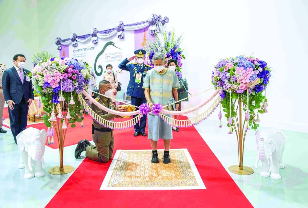 กรมสมเด็จพระเทพรัตนราชสุดาฯ สยามบรมราชกุมารี  เสด็จฯทรงเปิดนิทรรศการ ‘ศิลปกรรมช้างเผือก ครั้งที่ 13’