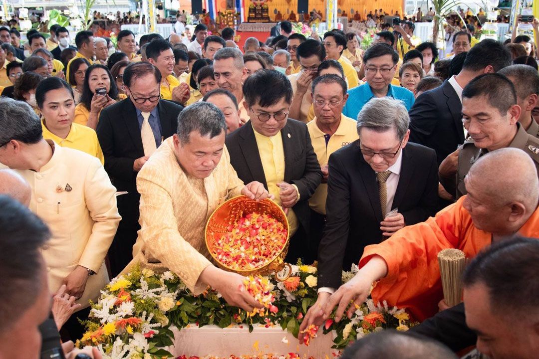 ปลัดมหาดไทย ร่วมวางศิลาฤกษ์ก่อสร้าง วัดมังกรธรรมนาวาราชาธิคุณ (วัดเล่งเน่ยยี่4)