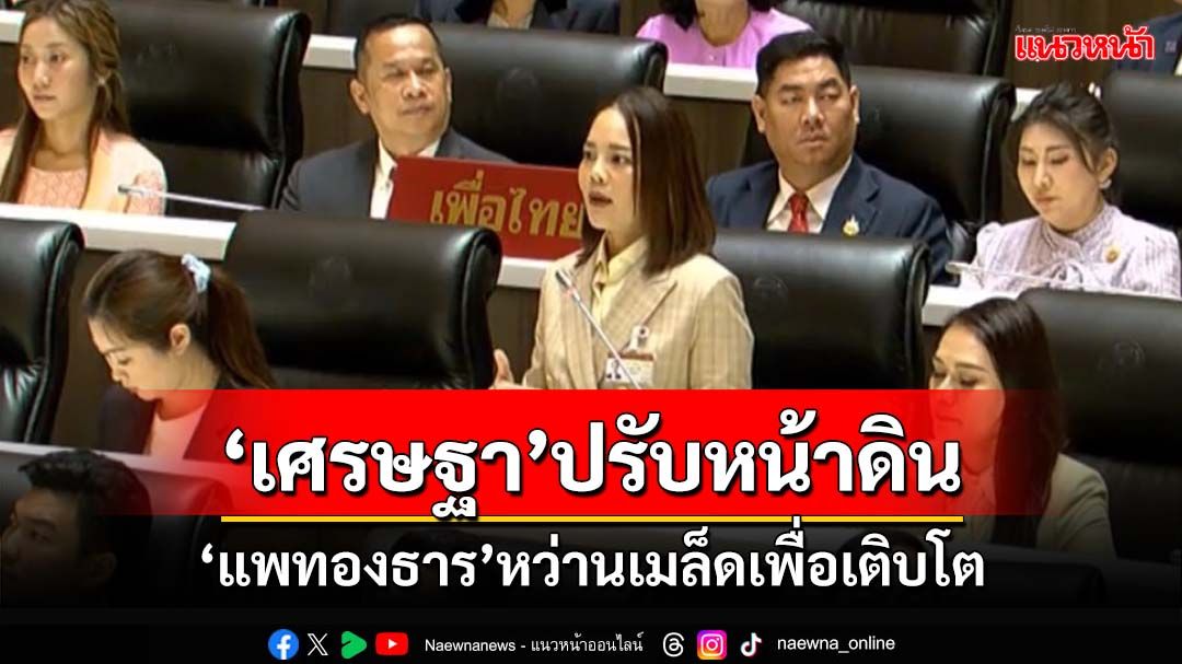 ‘ลูกเสธ.แดง’ป้องนายน้อย เปรียบ‘เศรษฐา’ปรับหน้าดิน ‘แพทองธาร’หว่านเมล็ดเพื่อเติบโต