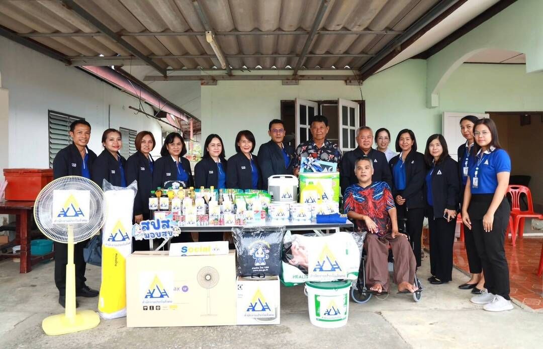 สปส.มอบสุข ลงพื้นที่ดูแลพร้อมให้กำลังใจผู้ประกันตนทุพพลภาพ จ.ประจวบคีรีขันธ์