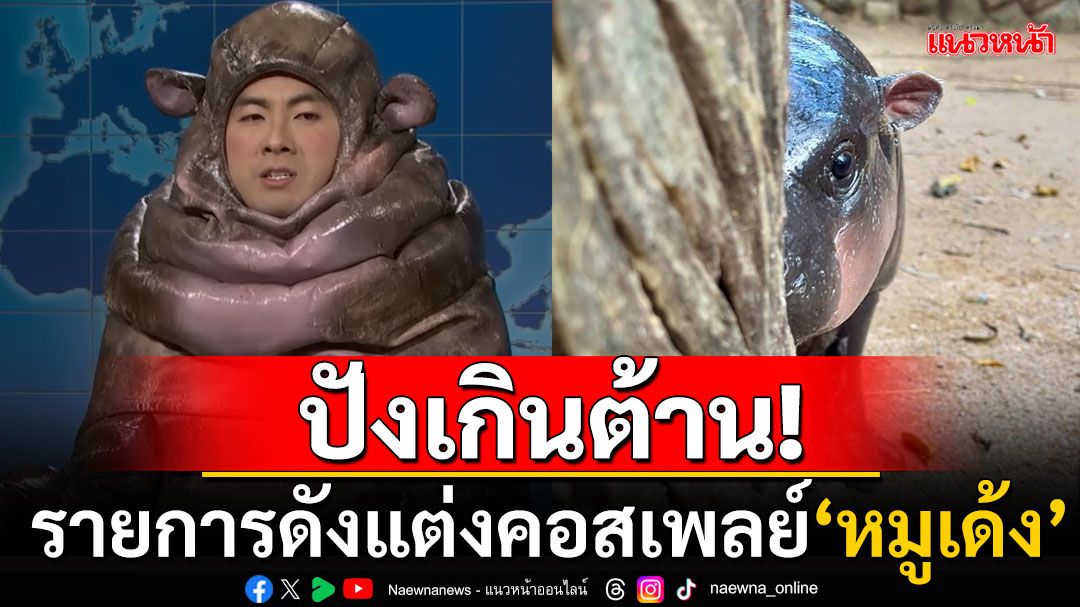 'หมูเด้ง'ปังเกินต้าน! รายการดังอเมริกาเล่นใหญ่ เชิญสัมภาษณ์สด'ถึงความดังของตัวเอง' (คลิป)