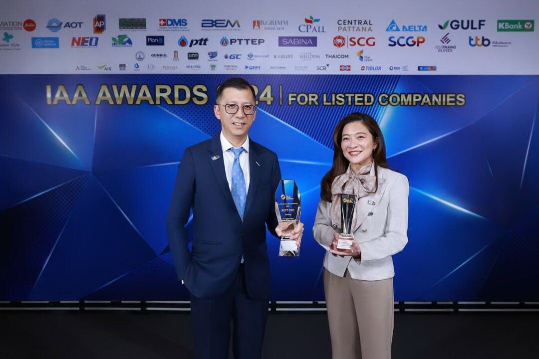 “ทีทีบี” คว้า 2 รางวัลจากเวที IAA AWARDS for Listed Companies 2024 ตอกย้ำศักยภาพผู้บริหารที่โดดเด่น พร้อมนำพาองค์กรเติบโตอย่างมีธรรมาภิบาล โปร่งใส และยั่งยืน