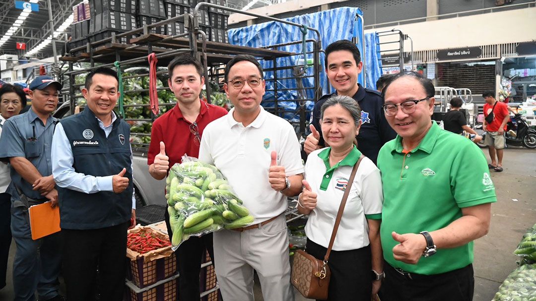 'พาณิชย์'เดินตลาด ตรวจสอบ'ผักสด' แจ้งข่าวดีกินเจปีนี้ราคาไม่แพง หลายชนิดลดลง