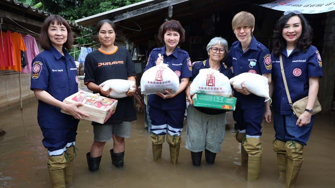 ‘มูลนิธิป่อเต็กตึ๊ง’เร่งเยียวยาผู้ประสบภัยน้ำท่วม นำแพทย์เคลื่อนที่ออกหน่วยที่เชียงราย