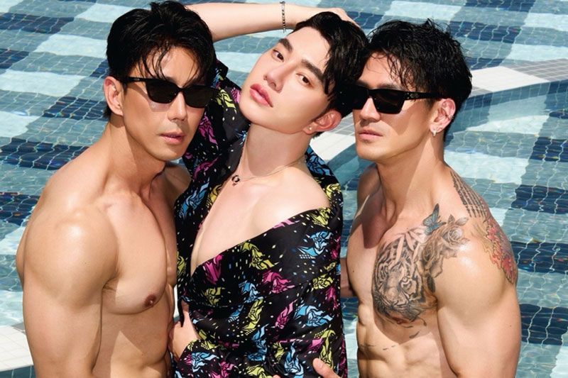 'น้องฉัตร'ควง'กำปั้น กวินพนธ์+ เต้ นันทศัย'ลุคนี้ดี๊ ถ่ายแบบเแบรนด์ ไฮเนส (highness) ฮ็อตไฟลุกตะโกน