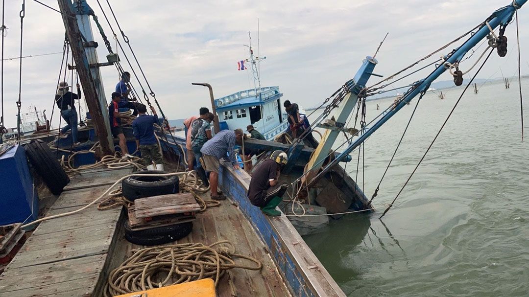 'สรรเพชญ'เผยเรือประมงสงขลาจมแล้ว 3 ลำ ขอรบ.เร่งพิจารณาโครงการชดเชยเรือคืนโดยเร็ว