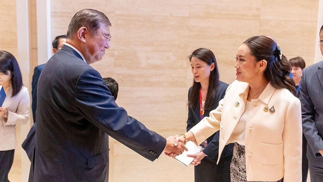 'นายกฯอิ๊งค์'จับมือหารือ'ญี่ปุ่น' ยันสองชาติคงมิตรภาพต่อกันในทุกมิติ