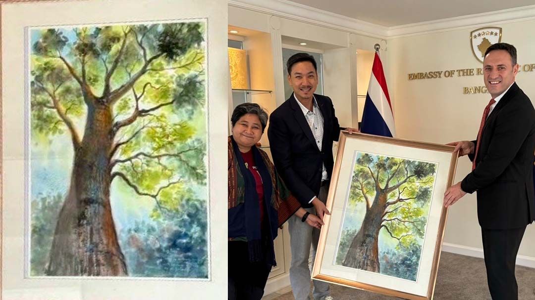 ส่งมอบผลงาน ศิลปะอันทรงคุณค่าจาก'ลุงน้อย' สัญลักษณ์ความร่วมมือในโครงการ 'Be My Eyes, Be My Ears'