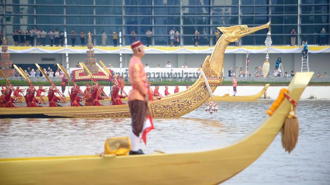 'ผบ.ทร.' ตรวจเยี่ยมซ้อมใหญ่ขบวนพยุหยาตราทางชลมารคครั้งแรก (ประมวลภาพ)