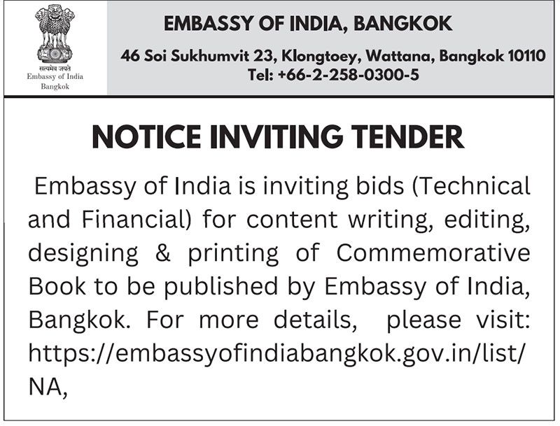 EMBASSY OF INDIA,BANGKOK