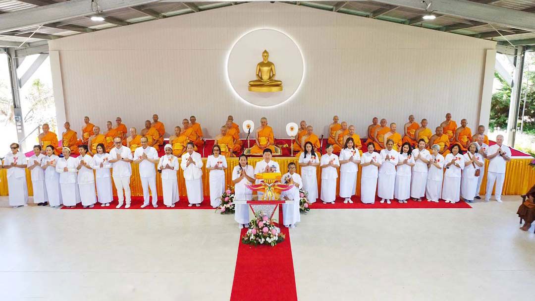 กฐิน 20 ปี วัดพระธรรมกายเวสเทิร์นออสเตรเลีย ถวายสังฆทาน 70 รูป นานาชาติ 10 ประเทศร่วมงาน