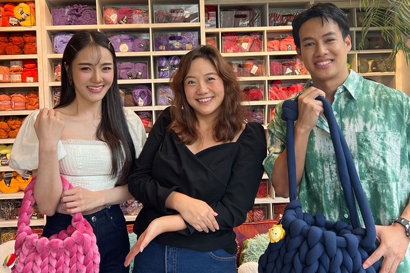 'ปอ'ชวน 'เจด้า'โชว์ฝีมือถักไหมพรมยักษ์พร้อมให้รีวิวชีวิต ใน 'ภารกิจสุดคิดถึง'