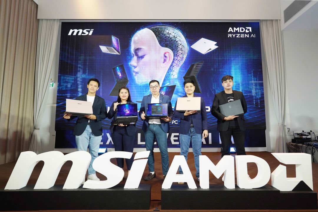 'MSI - AMD ประเทศไทย' จัดงาน Next-Level AI PC เปิดตัวผลิตภัณฑ์โน้ตบุ๊กรุ่นใหม่