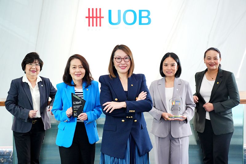 ยูโอบี ประเทศไทย คว้าสองรางวัลแห่งความภูมิใจ ‘ผู้นำด้านความยั่งยืน’