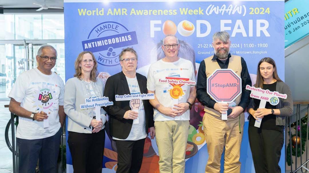 FAO จัดงาน World AMR Awareness Week Food Fair 2024 รวมพลังลดปัญหาเชื้อดื้อยาต้านจุลชีพ