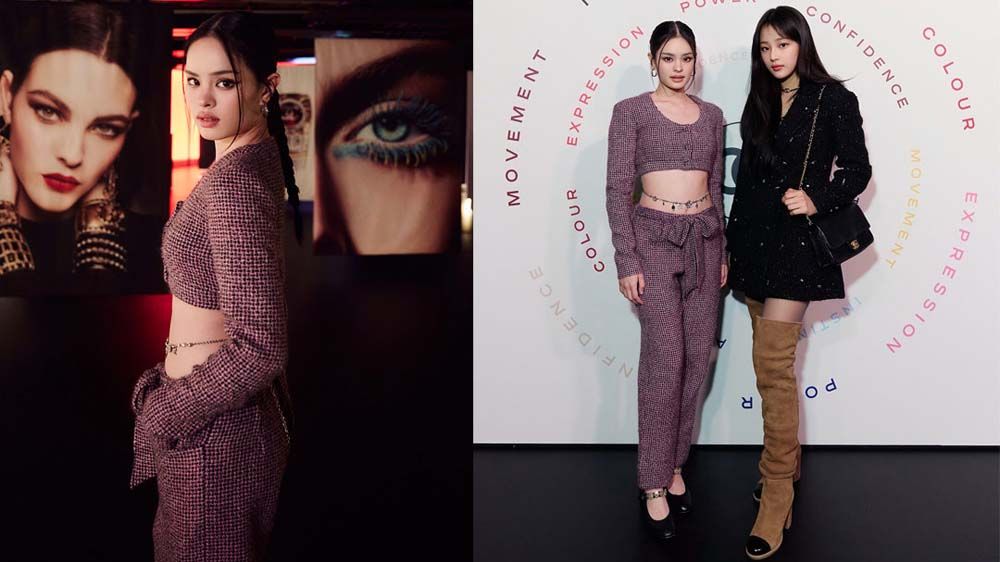 ‘แอลลี่’ กระทบไหล่ ‘มินจี NewJeans’  ในงาน CHANEL The Colour of Allure