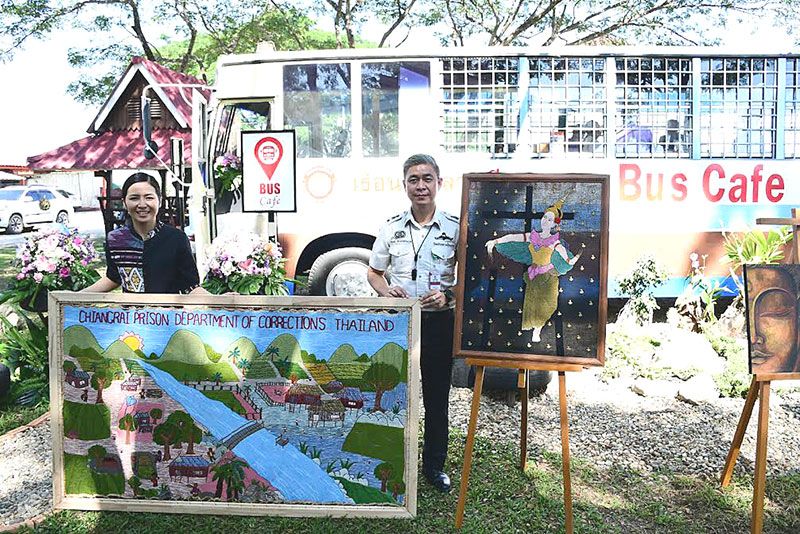 เปิดตัวรถบัสเรือนจำคาเฟ่ใหม่  ผบ.เรือนจำกลางจ.เชียงราย  ชวนแวะชิมให้กำลังใจผู้ต้องขัง
