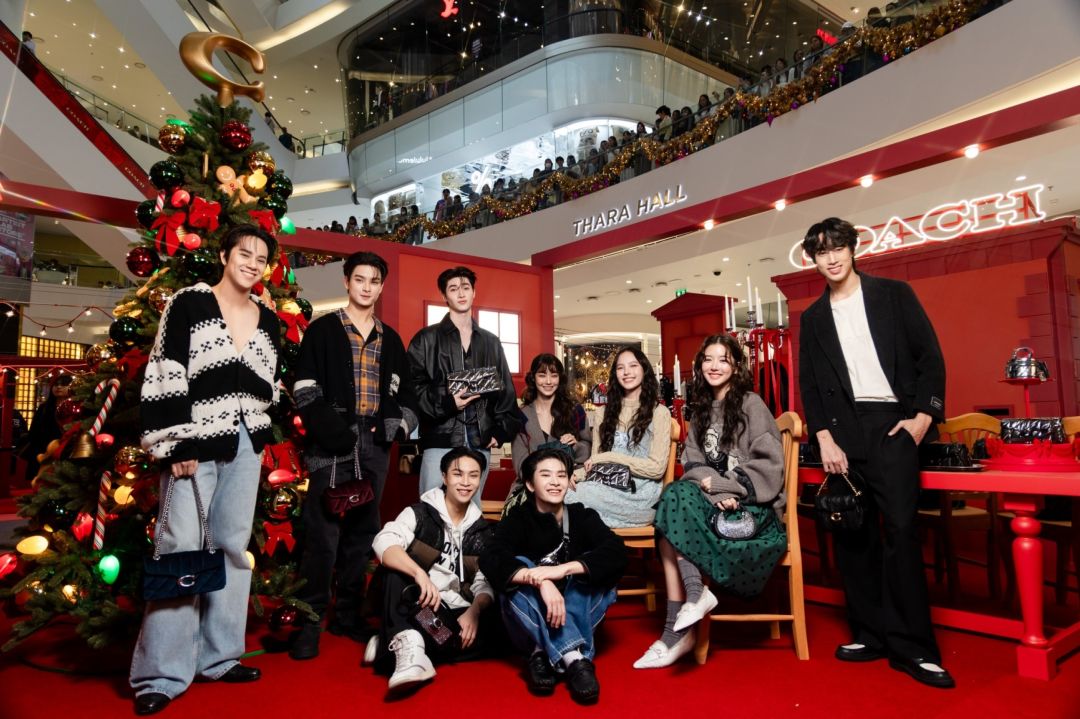 'นนน กรภัทร์'นำทีมชวนซื้อของขวัญสุดพิเศษคอลเลคชั่น Coach Holiday 2024