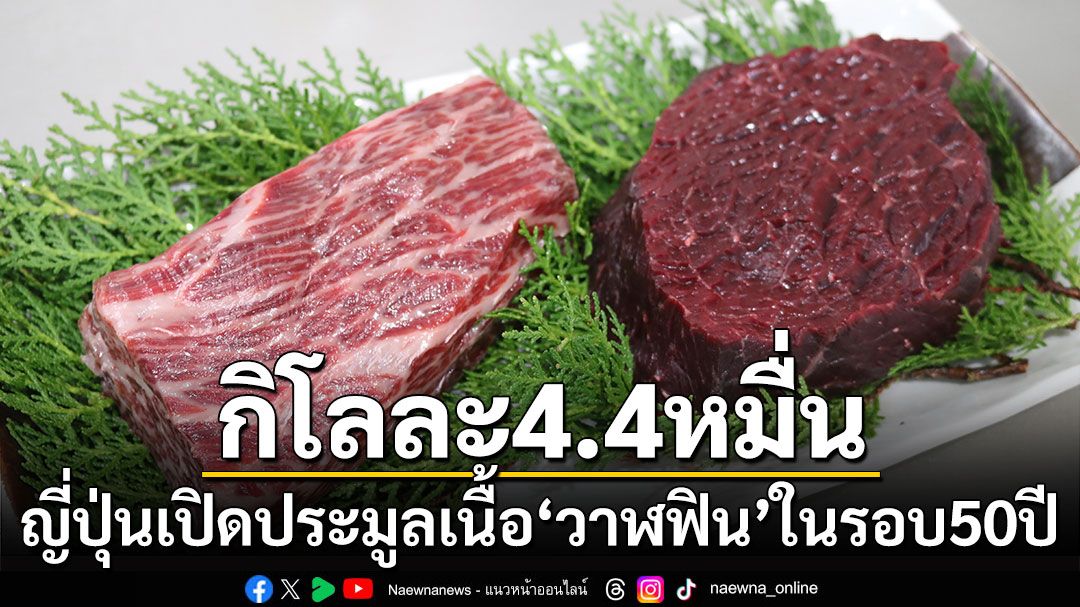 ญี่ปุ่นเปิดประมูลเนื้อ'วาฬฟิน'ครั้งแรกในรอบ 50 ปี