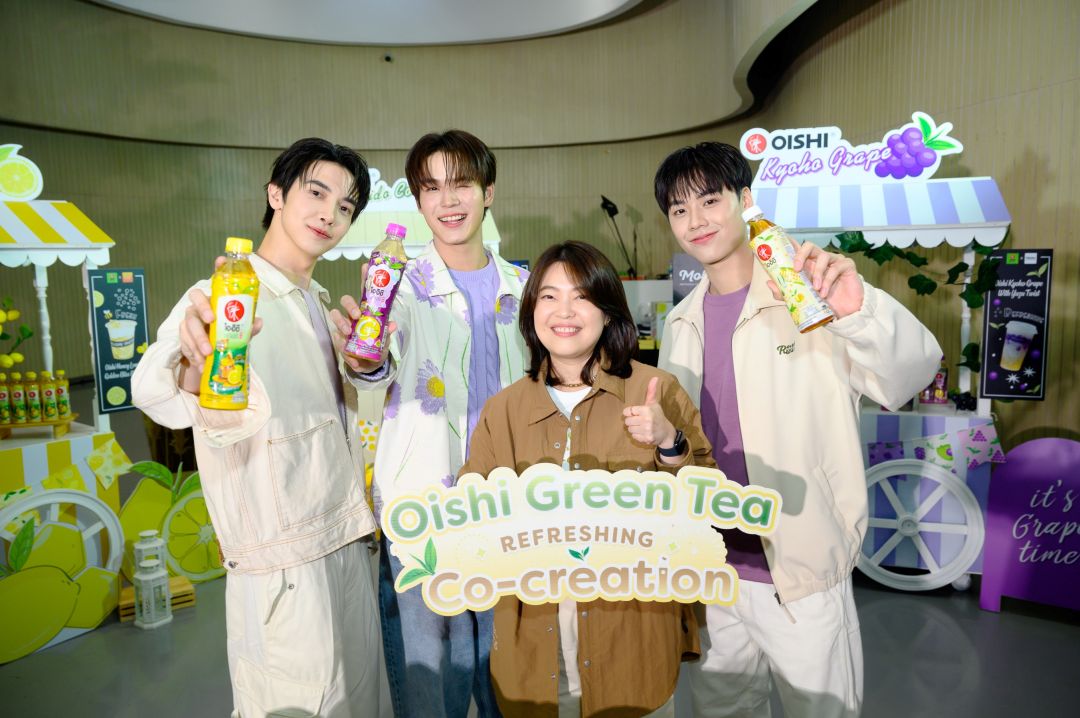 'อินสาริน'เสิร์ฟเมนูเฟรชสูตรไม่ลับฉลองส่งท้ายปีกับแคมเปญ'Refreshing Co-Creation by Oishi Green Tea'