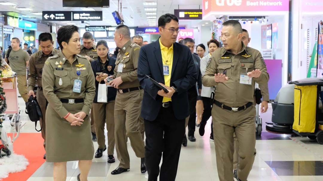 ‘ผบช.สตม.’ตรวจ‘สนามบินเชียงใหม่’ พร้อมรับนักท่องเที่ยวช่วงคริสต์มาส-ปีใหม่