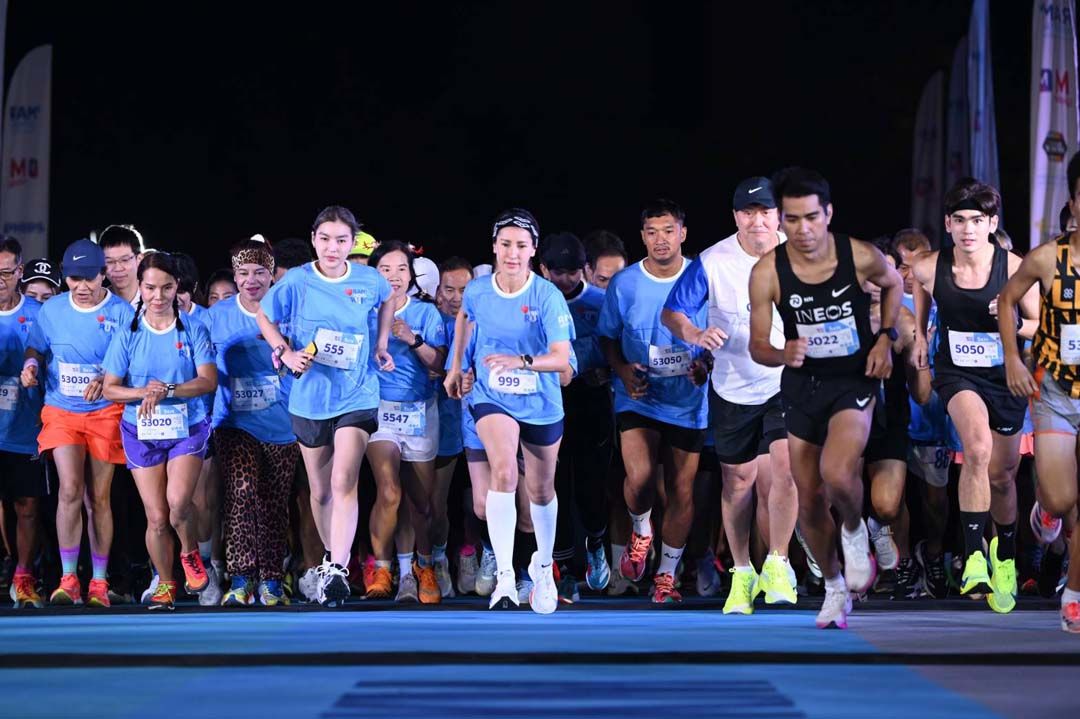 ‘ดู๋-แอน’ นำทัพดารา ศิลปินวิ่งรับลมหนาวในงาน ‘RAM HERO RUN 2024’