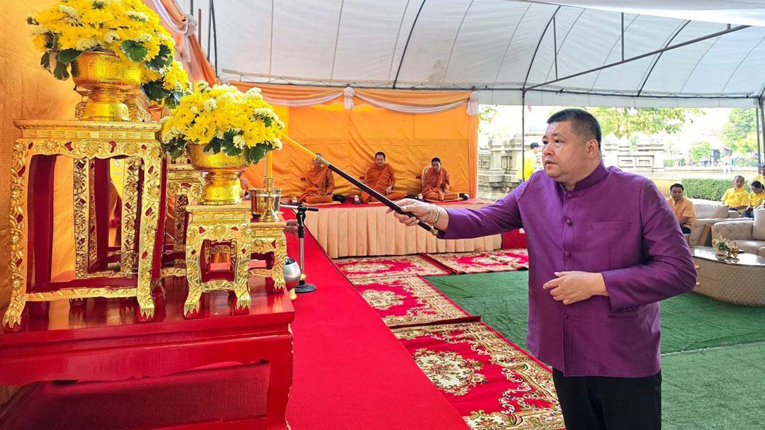 'กรมการข้าว'จัดพิธีทำบุญตักบาตร-ขอพรปีใหม่เสริมสิริมงคล ต้อนรับปี 68