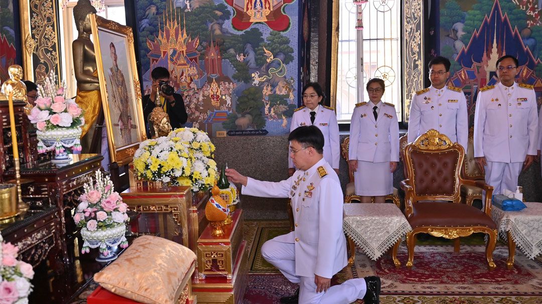 อว. ร่วมจัดพิธีเจริญพระพุทธมนต์ ถวายพระราชกุศลเฉลิมพระเกียรติพระบาทสมเด็จพระเจ้าอยู่หัว