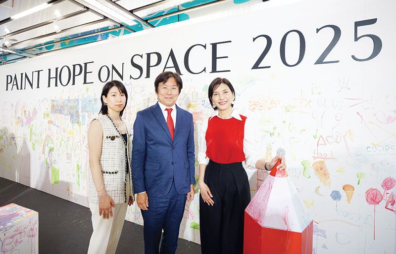 คาเนโบ ชวนน้องๆ สร้างงานศิลป์จากเมคอัพเหลือใช้  KANEBO PAINT HOPE ON SPACE 2025