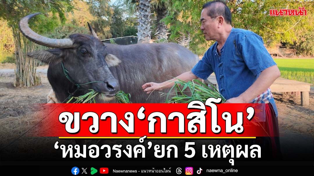 ‘หมอวรงค์’ยก 5 เหตุผลขวาง‘กาสิโน’ ฉะอย่าอ้างสิงคโปร์โมเดล