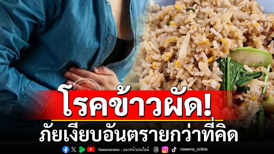 โรคข้าวผัด ภาวะอาหารเป็นพิษจากเชื้อแบคทีเรีย อันตรายกว่าที่คิด?