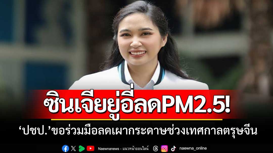 ตรุษจีนนี้ช่วยลดฝุ่นพิษ! 'ปชป.'ขอแรงร่วมมือลดเผากระดาษ หนุนธูปไร้ควันทำพิธี