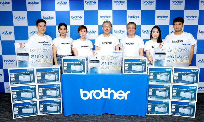 บราเดอร์ จับมือ ลูกค้าเดินหน้าโครงการสังฆทานปริ้นเตอร์  ตั้งเป้าถวายเครื่องพิมพ์ 100 เครื่องให้ศาสนสถานทั่วประเทศ